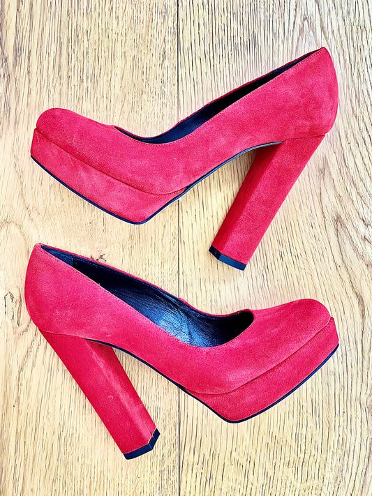 CANCUN RED SUEDE