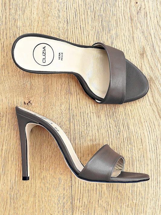 MARION LEATHER GREY