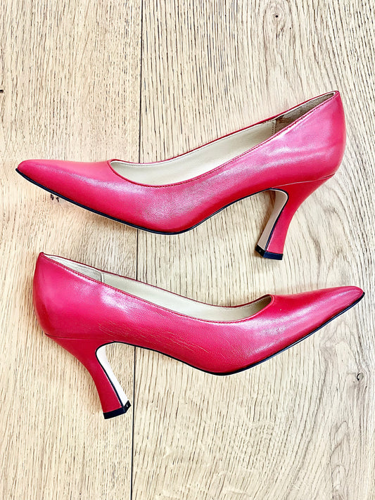 JOAN LEATHER ČERVENÁ