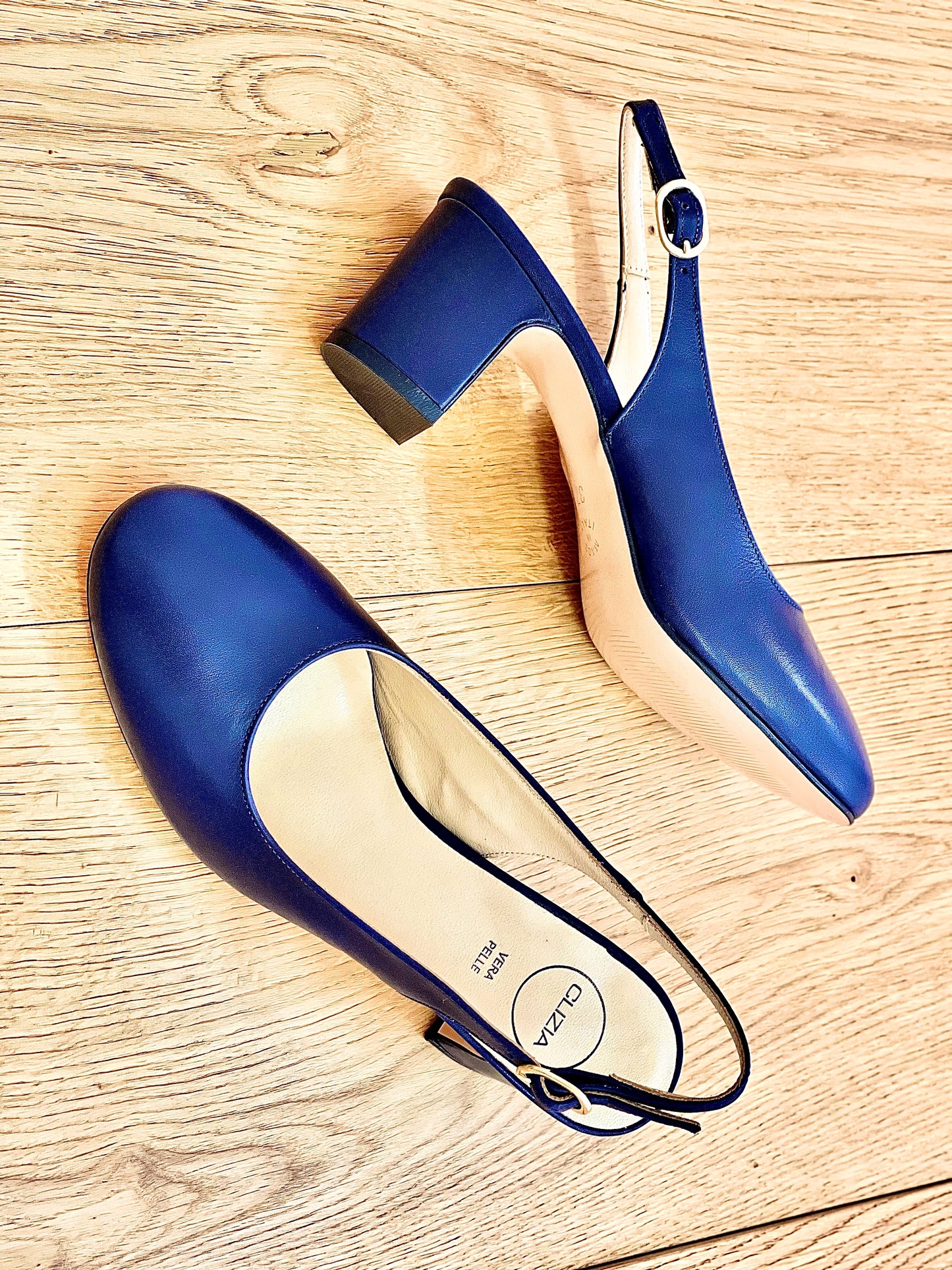 CHANTAL LEATHER BLUE
