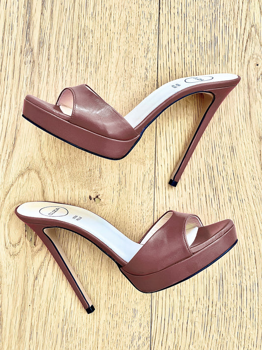 PRISCILLA LEATHER BROWN
