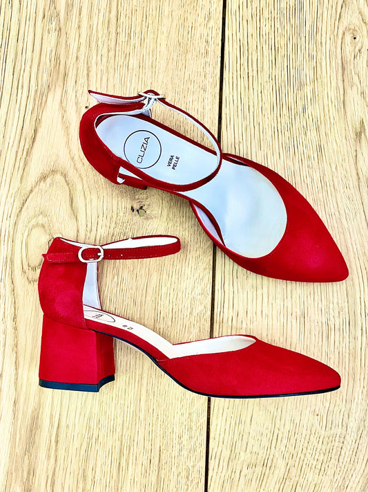 RØD SUEDE LEDA