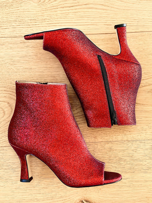 SELMA GLITTER RØD