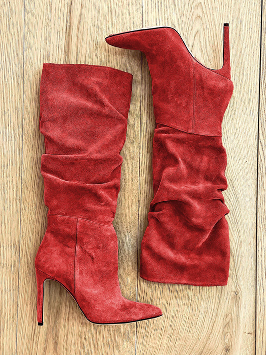 ARZU RØD SUEDE