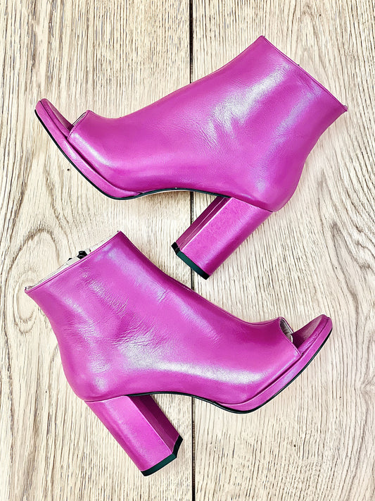 AMAZON LÆDER FUCHSIA