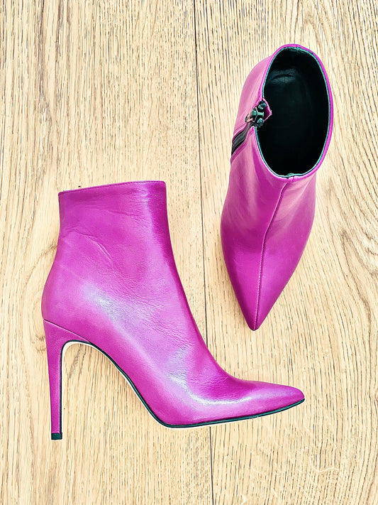 FØDT FUCHSIA LÆDER
