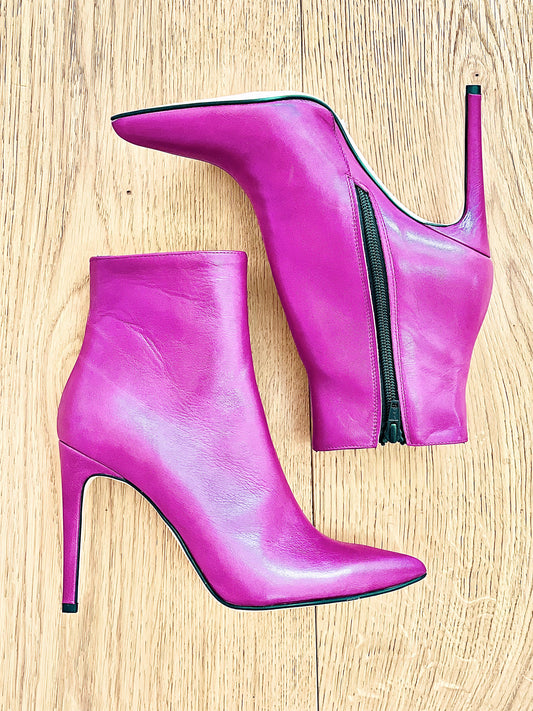 FØDT FUCHSIA LÆDER