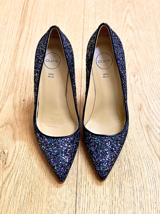 ZOE GLITTER BLÅ