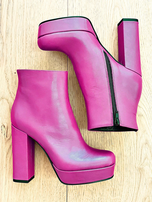DETROIT LÆDER FUCHSIA