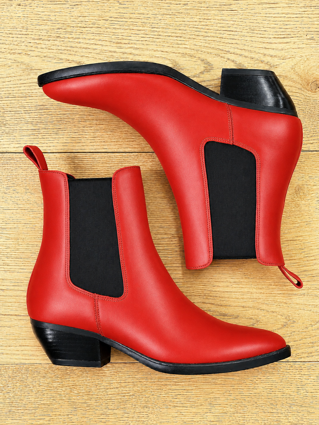 CRISTAL ROTES LEDER