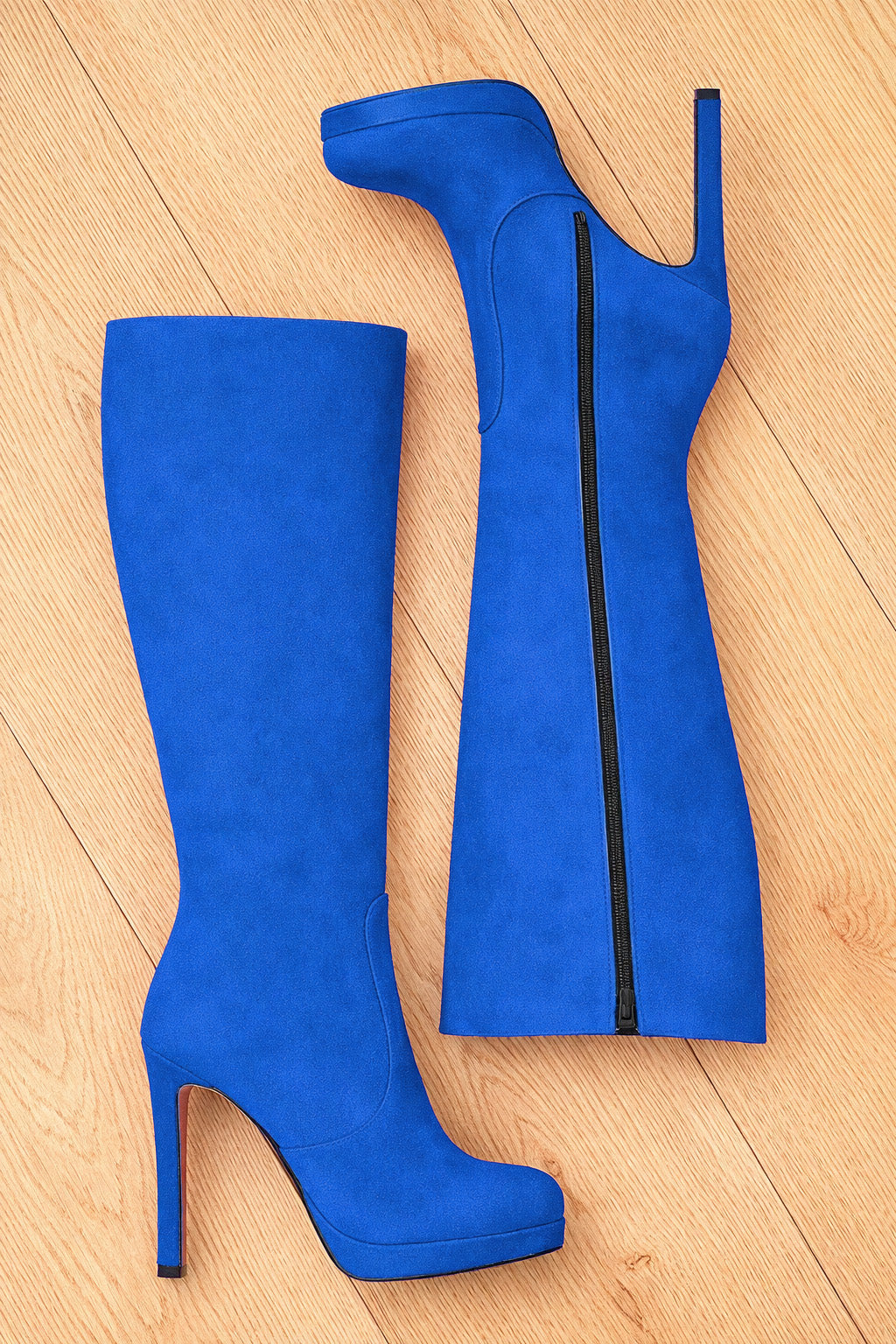PRAG BLUE SUEDE