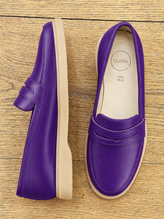 OMAR VIOLETTES LEDER
