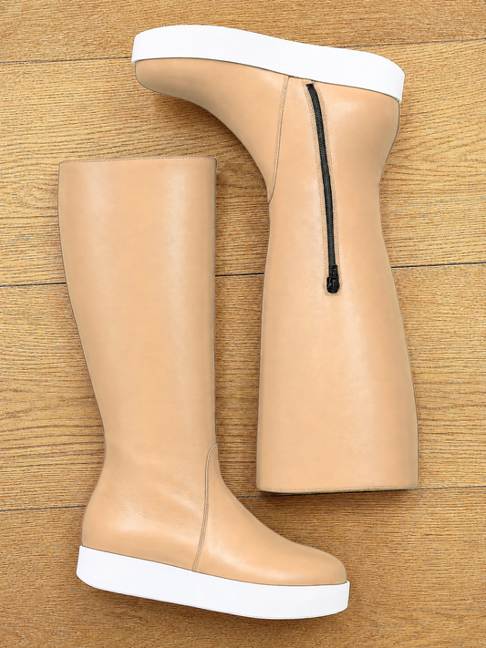 BRENN BEIGE LEDER