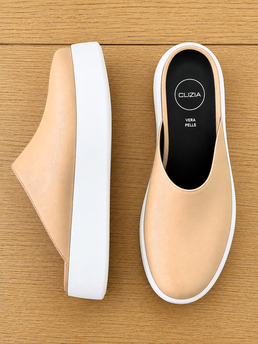 PHANG BEIGE LEDER