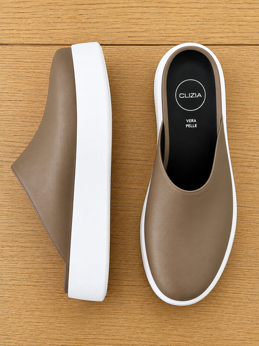 PHANG LEDER TAUPE