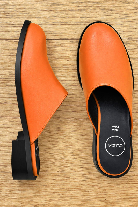 BRANDON ORANGE LEDER