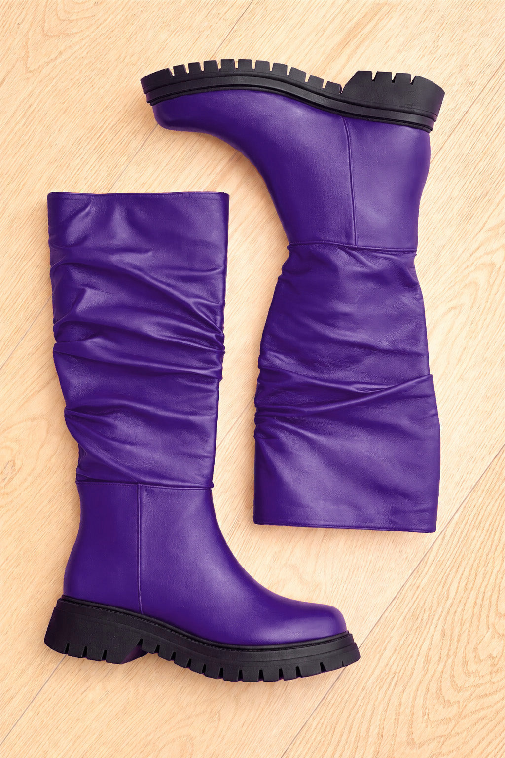 MORGAN VIOLETTES LEDER