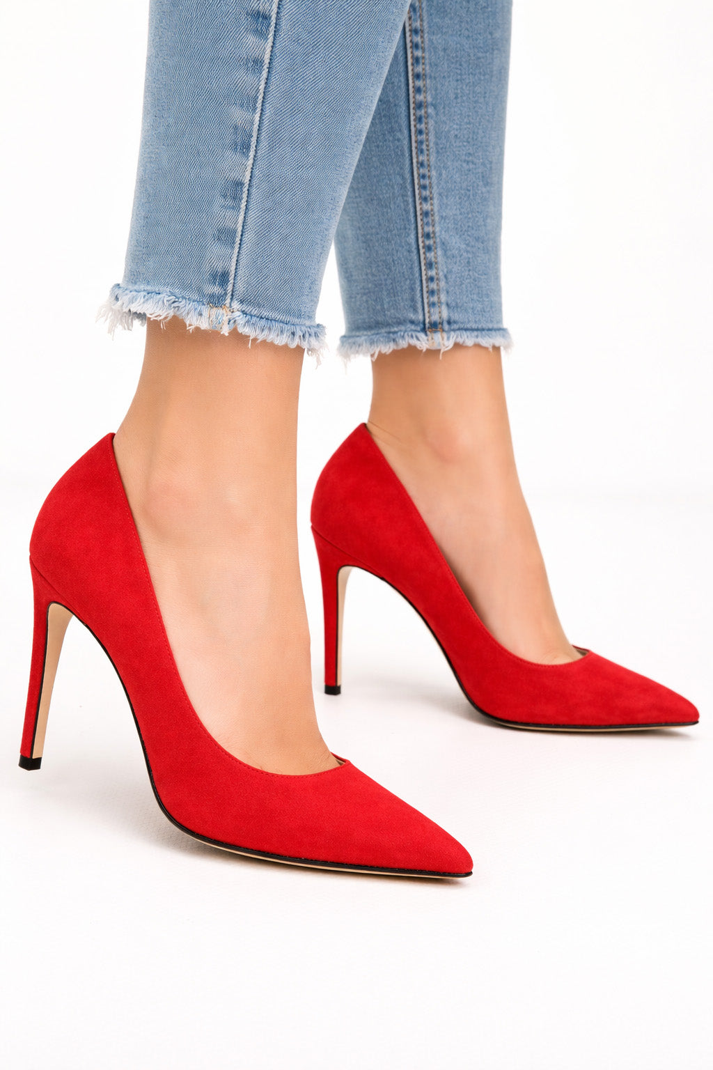 NOE RED SUEDE