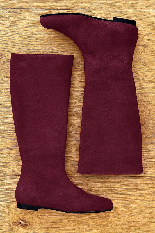 CINDY BURGUNDY WILDLEDER