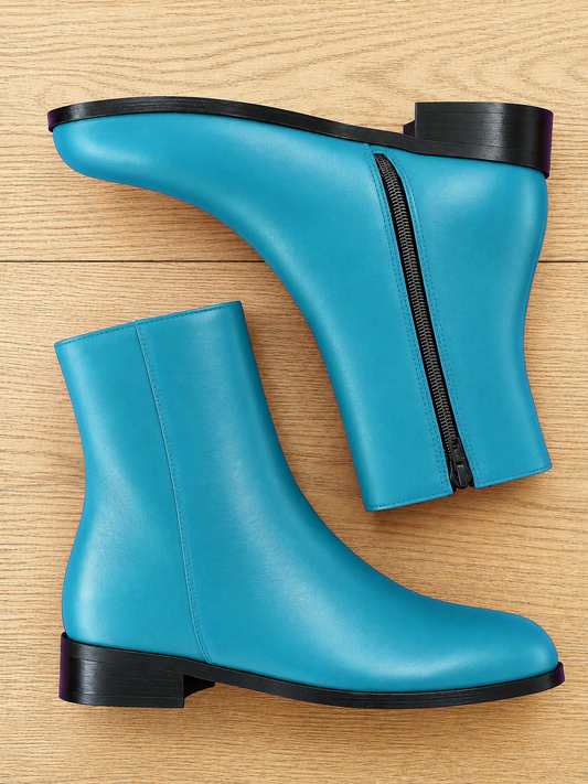 LEONOR BLAUES LEDER