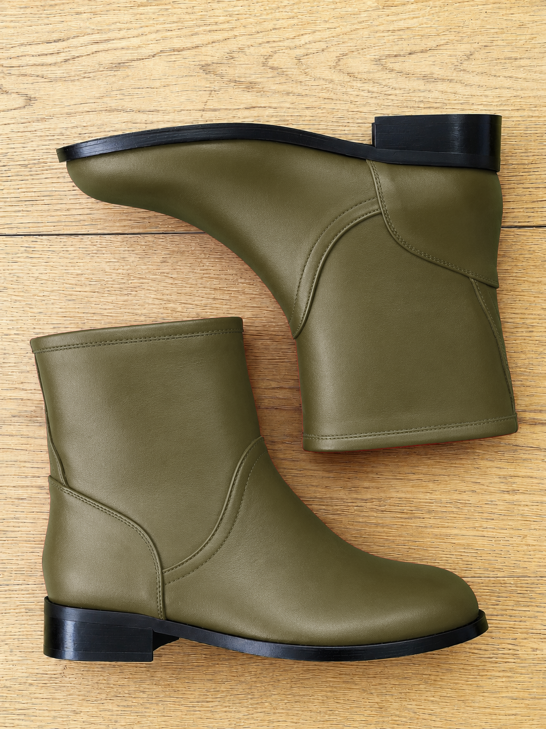DOC KAKI-LEDER