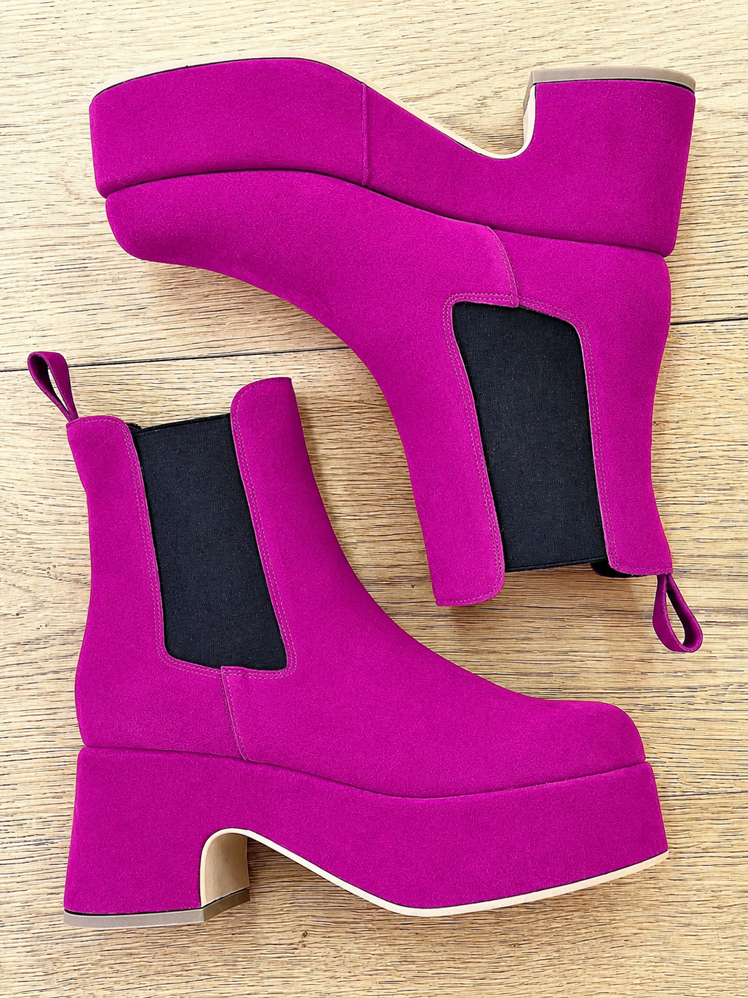 JESPER Wildleder in Fuchsia