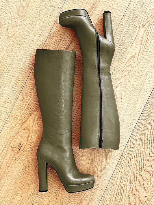 SAVANNAH KHAKI LEDER