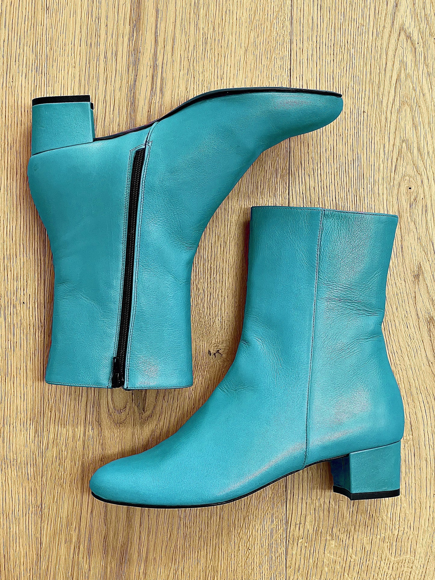 MAXIM LEDER BLAU
