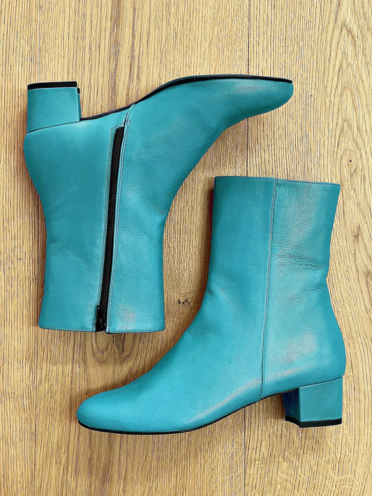 MAXIM LEDER BLAU