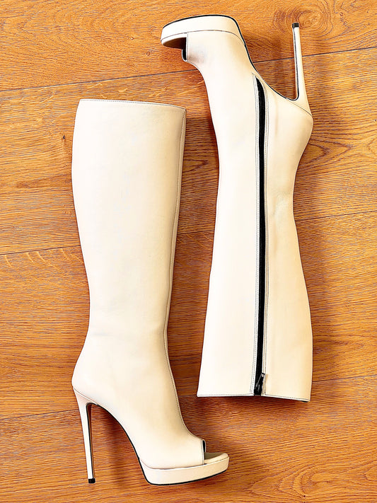 ESSEN LEDER BEIGE