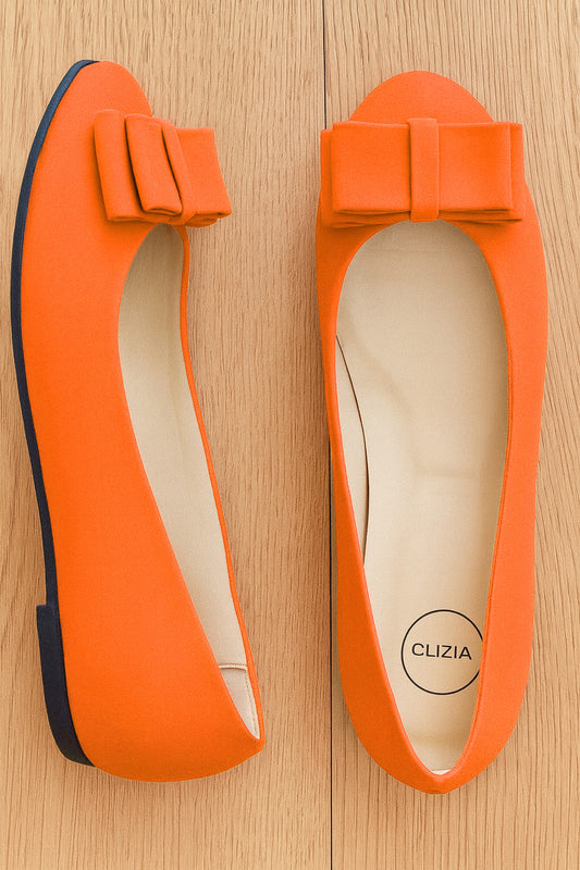 KENDRA ORANGE SUEDE