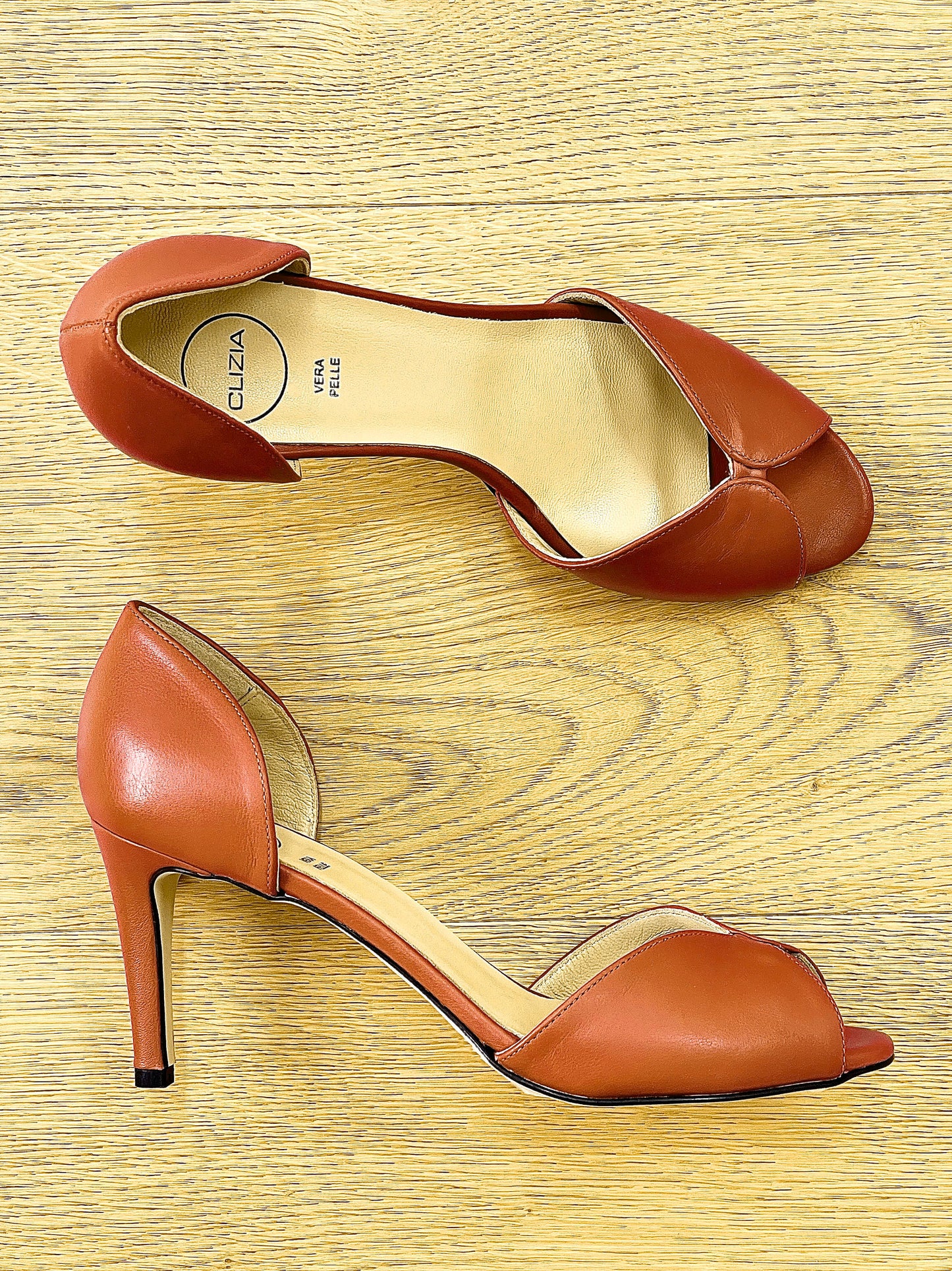 WANDA COGNAC LEDER