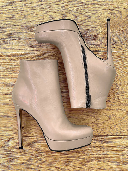 LOREN BEIGE LEDER