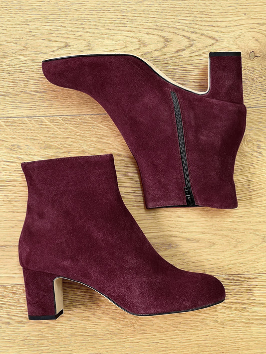 LUCAS BURGUNDY SUEDE