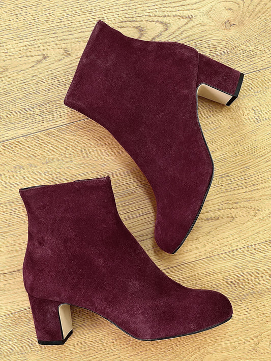 LUCAS BURGUNDY SUEDE
