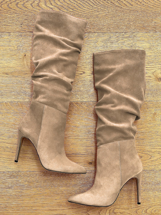 ARZU BEIGE WILDLEDER