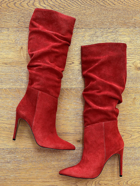 ARZU RED SUEDE