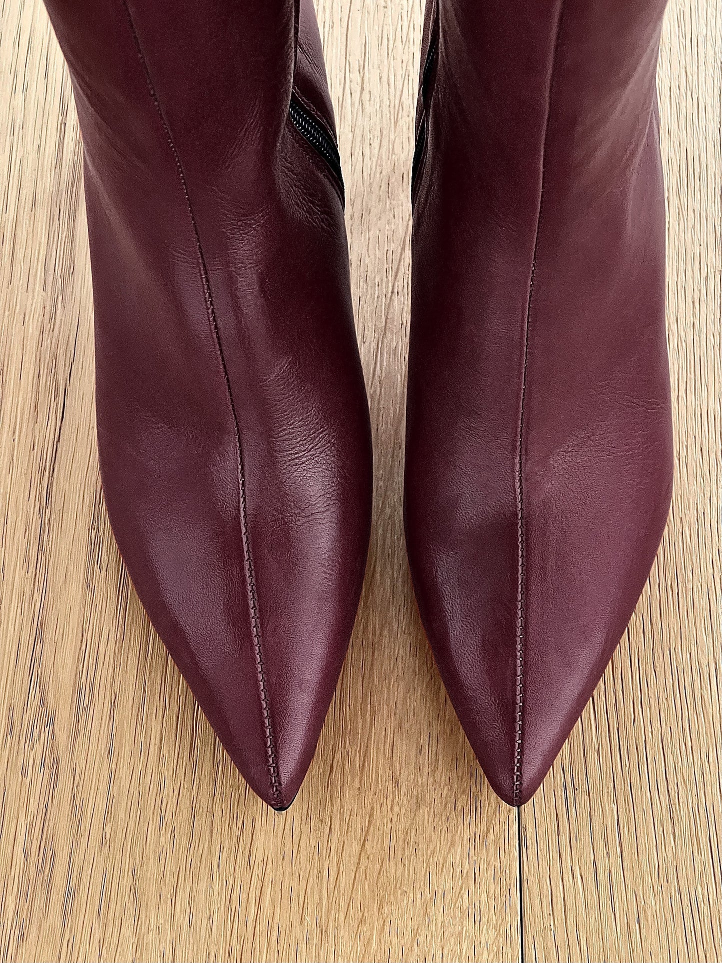 CANDY BURGUNDY LEDER