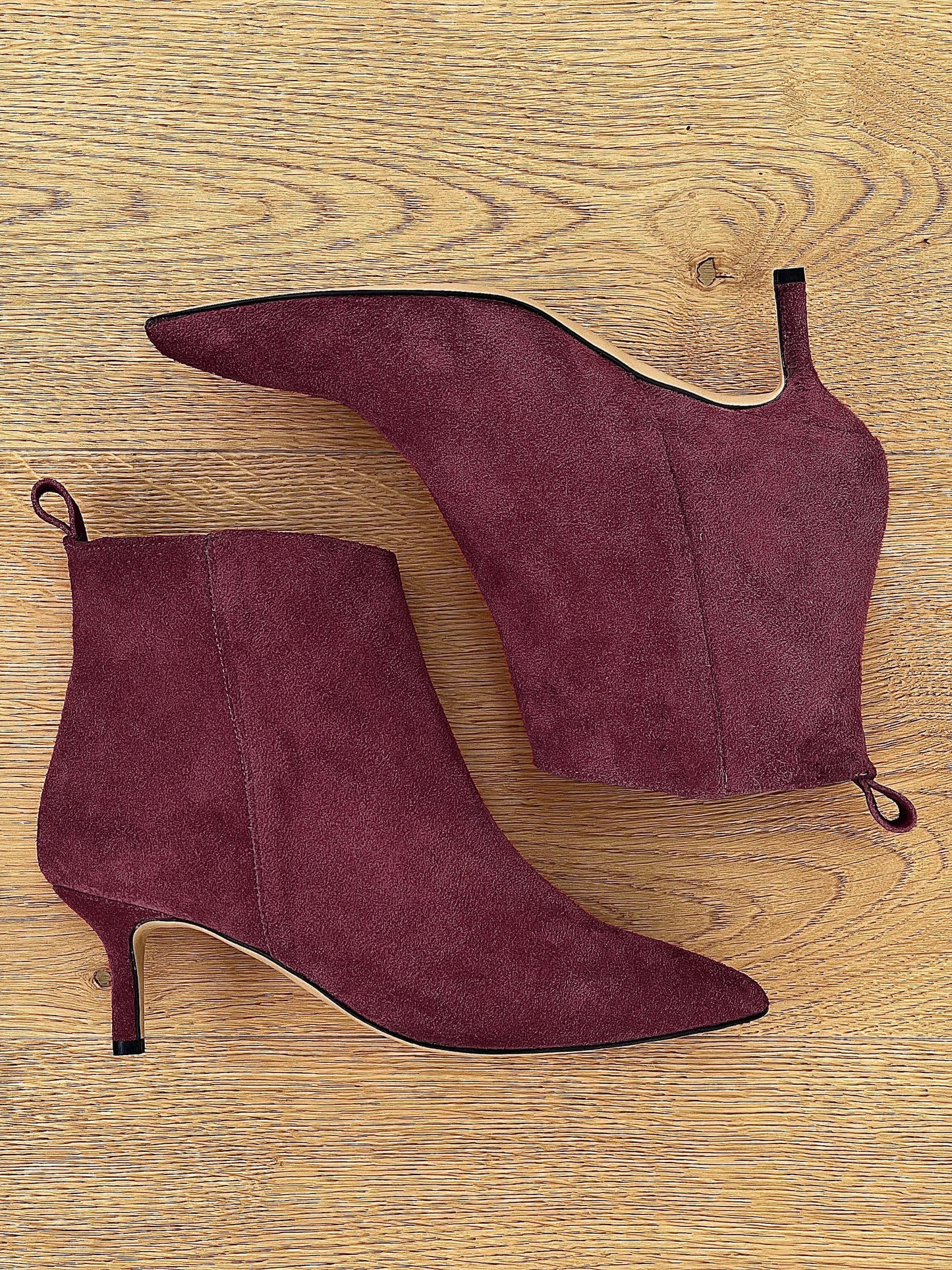 LIOR BORDEAUXFARBENES WILDLEDER