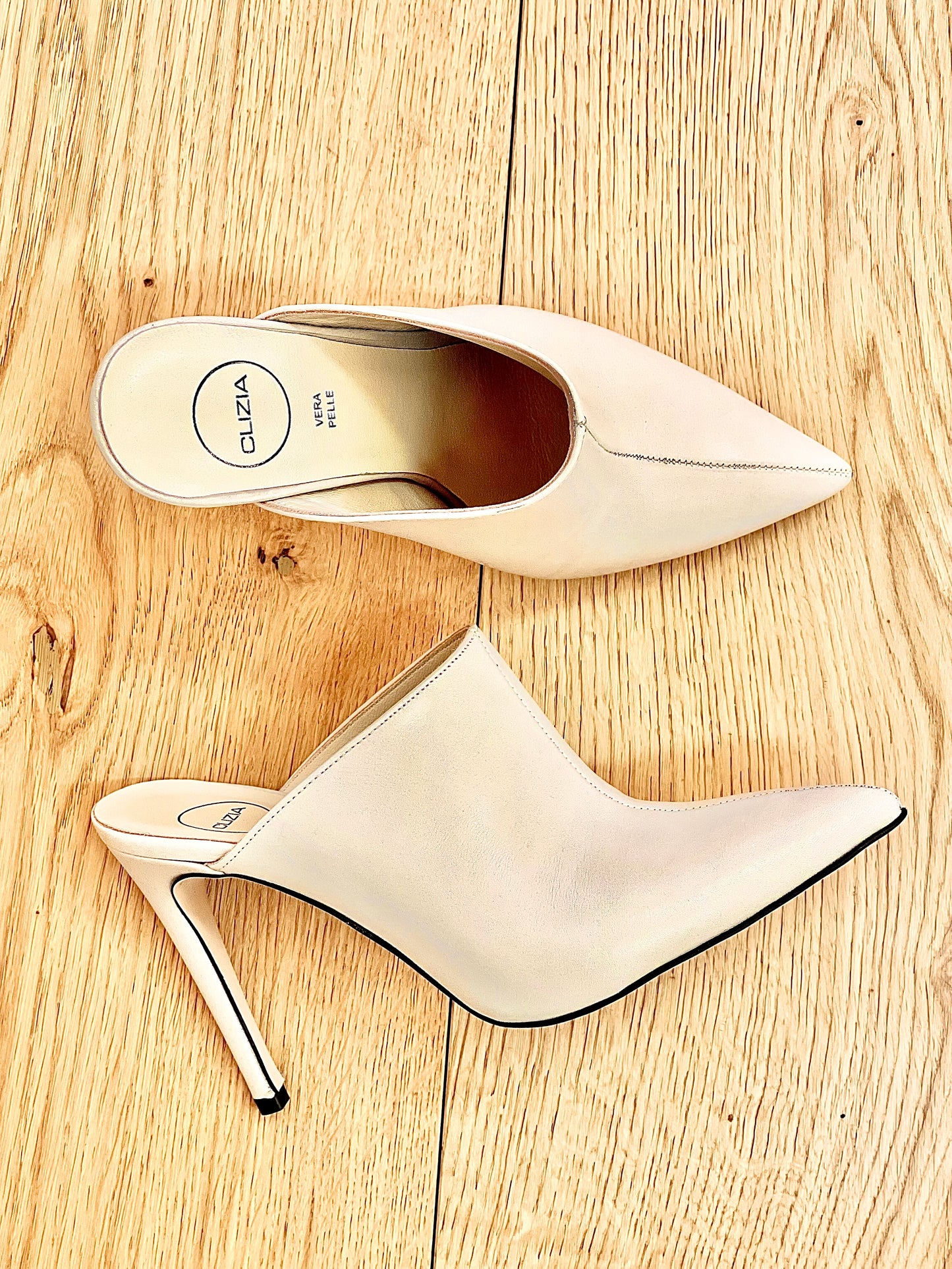 SILVIE BEIGE LEDER