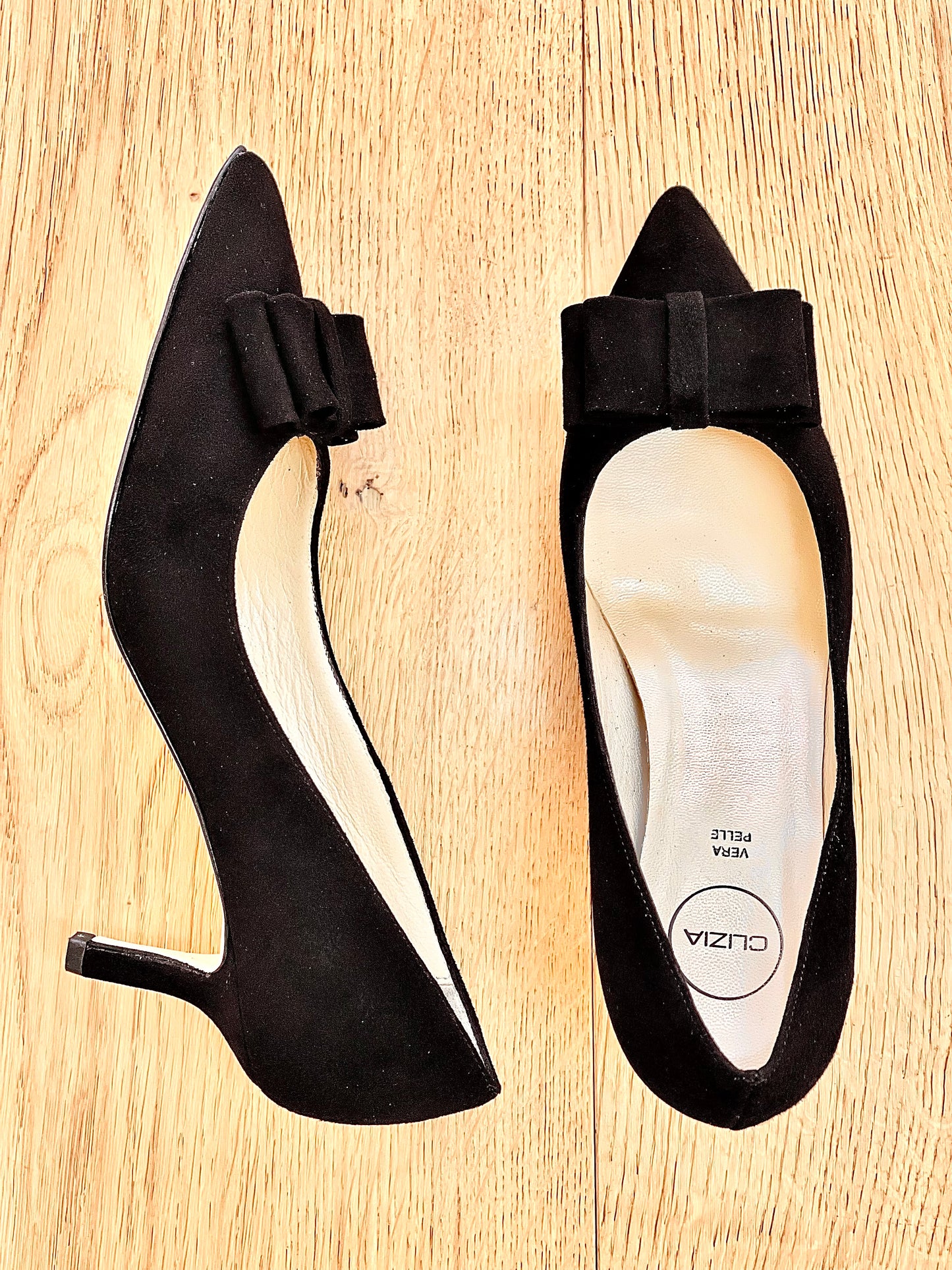 SCHWARZES WILDLEDER MARTA