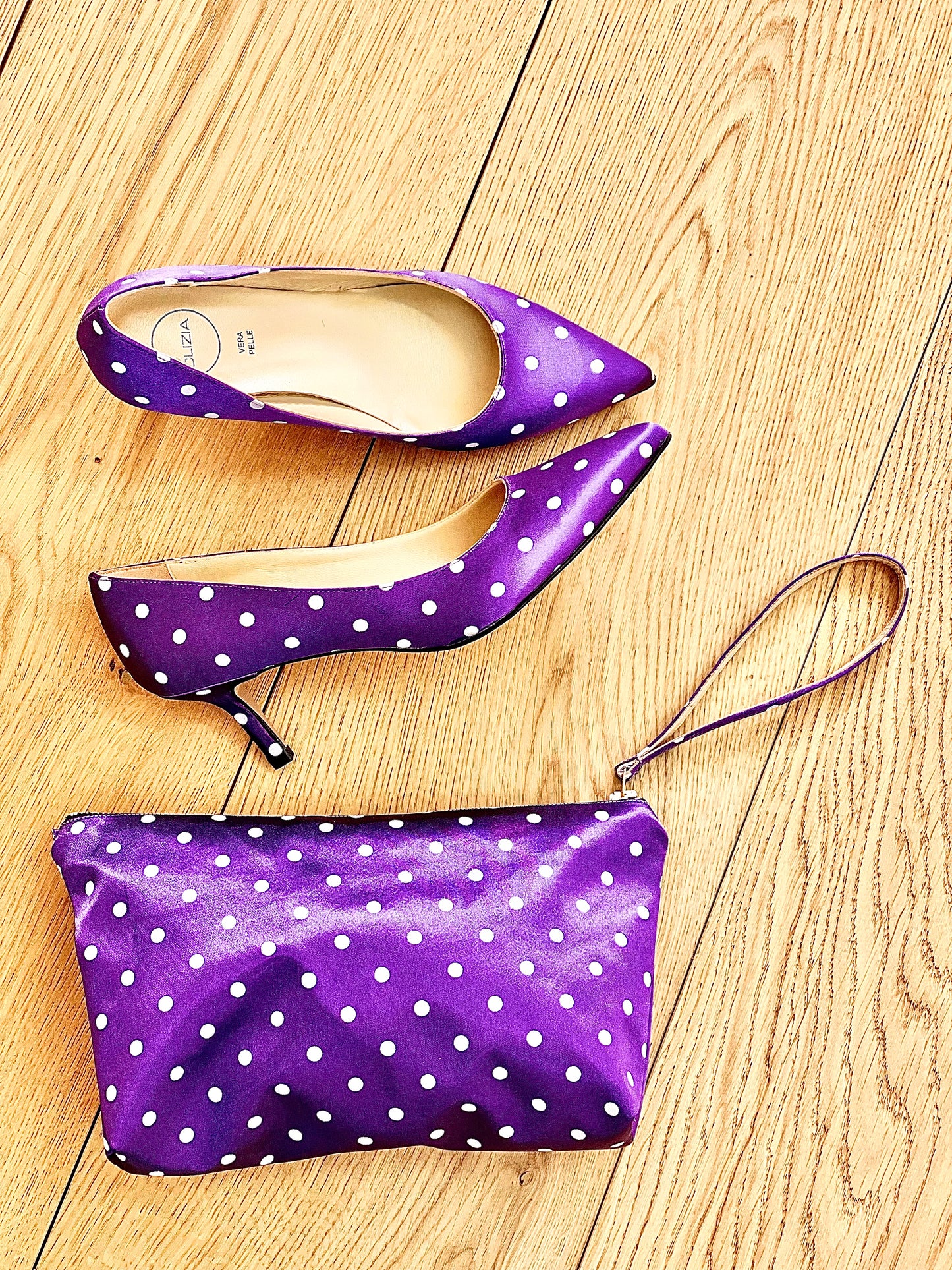 GAIA LILA POLKA DOTS