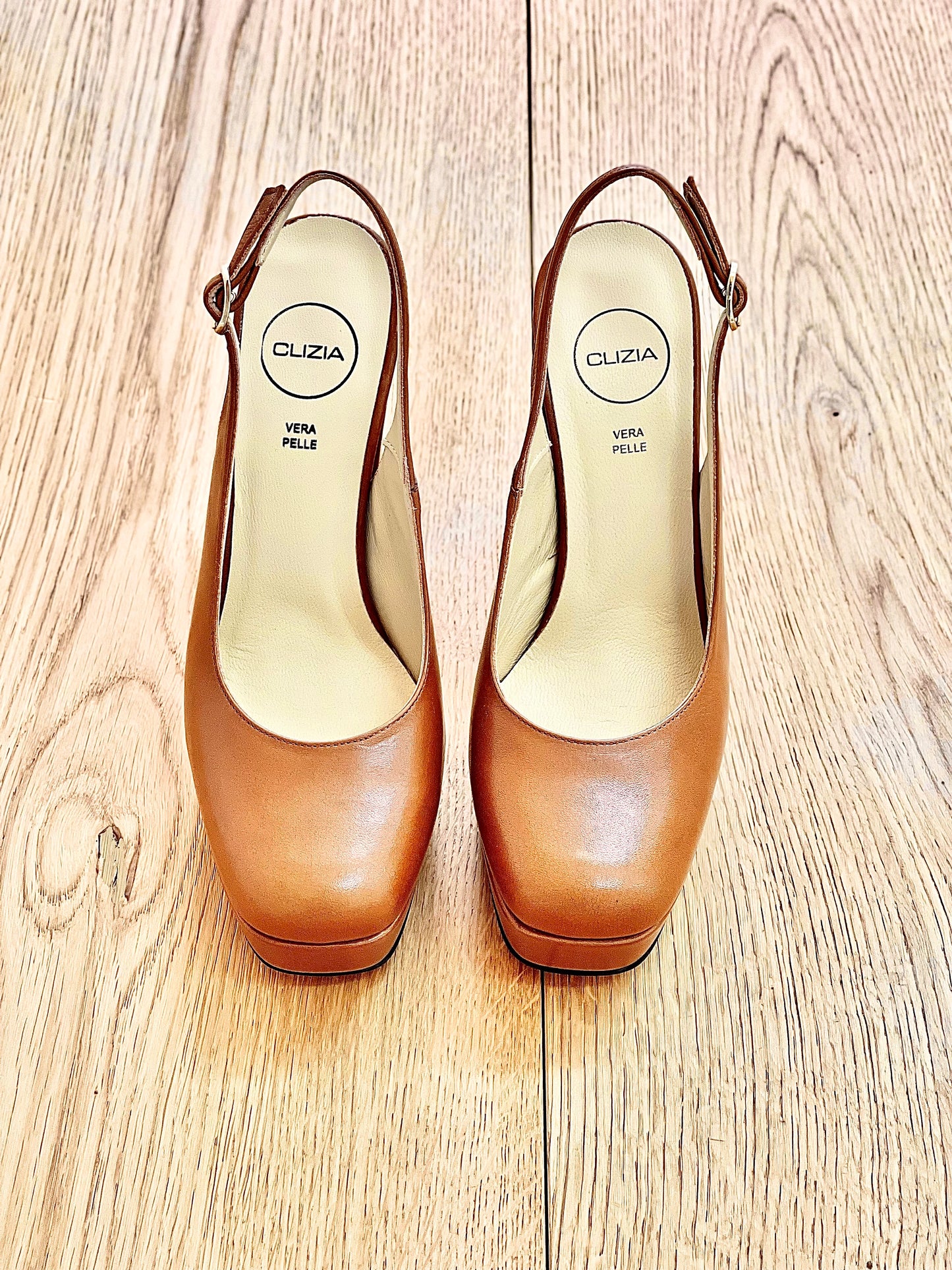 SHARON COGNAC LEDER