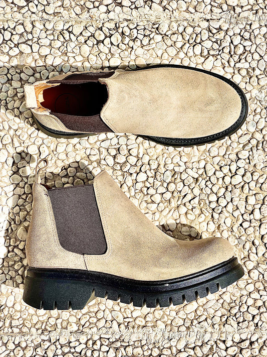 RAIDE SCAMOSCIATO TAUPE