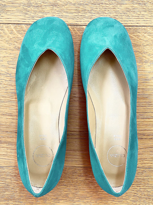 ANJA TURQUOISE SUEDE