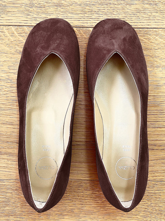 ANJA BROWN SUEDE