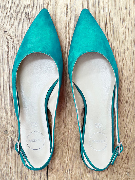 DELIA TURQUOISE SUEDE