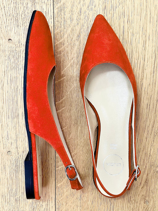 DELIA ORANGE SUEDE