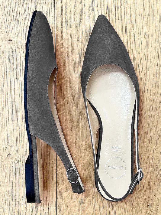 DELIA GRAY SUEDE