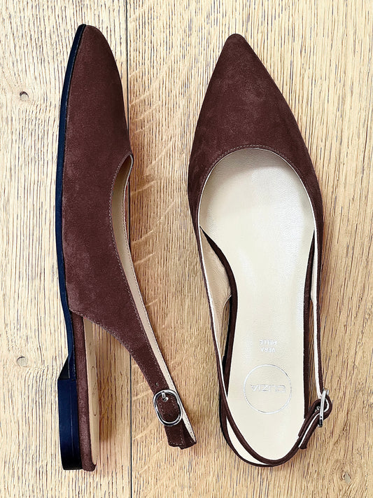 DELIA BROWN SUEDE